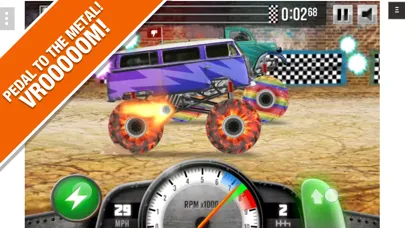 Capturas de tela do Monster Truck Drag Racing