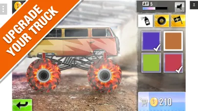Capturas de tela do Monster Truck Drag Racing