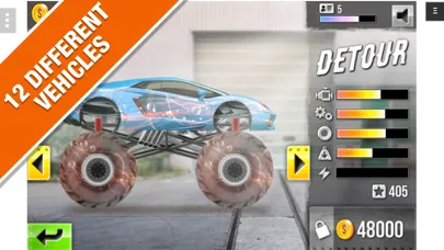Capturas de tela do Monster Truck Drag Racing