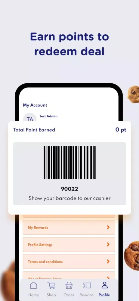 Famous Amos Malaysia Screenshots
