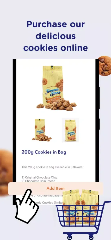 Famous Amos Malaysia Screenshots