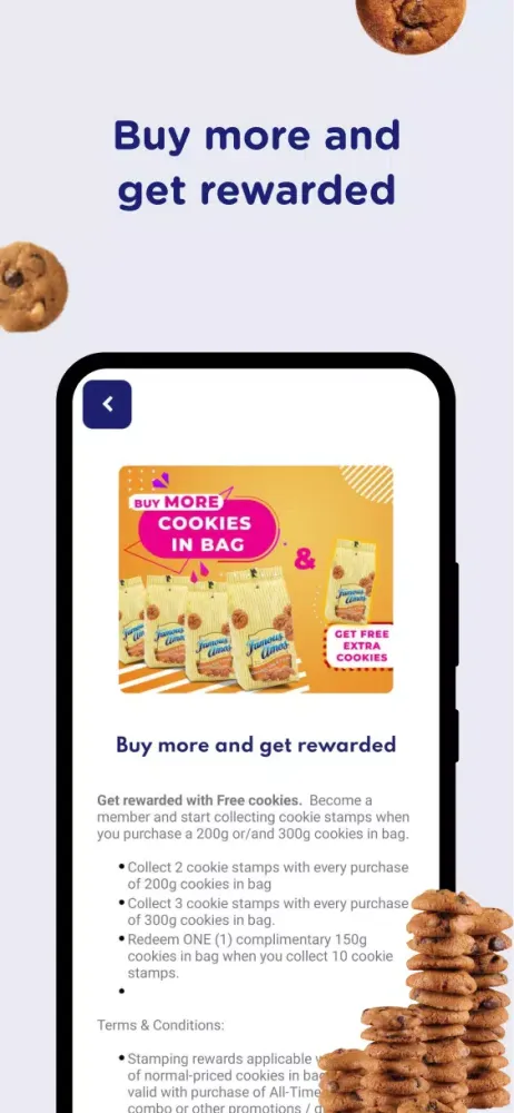 Famous Amos Malaysia Screenshots