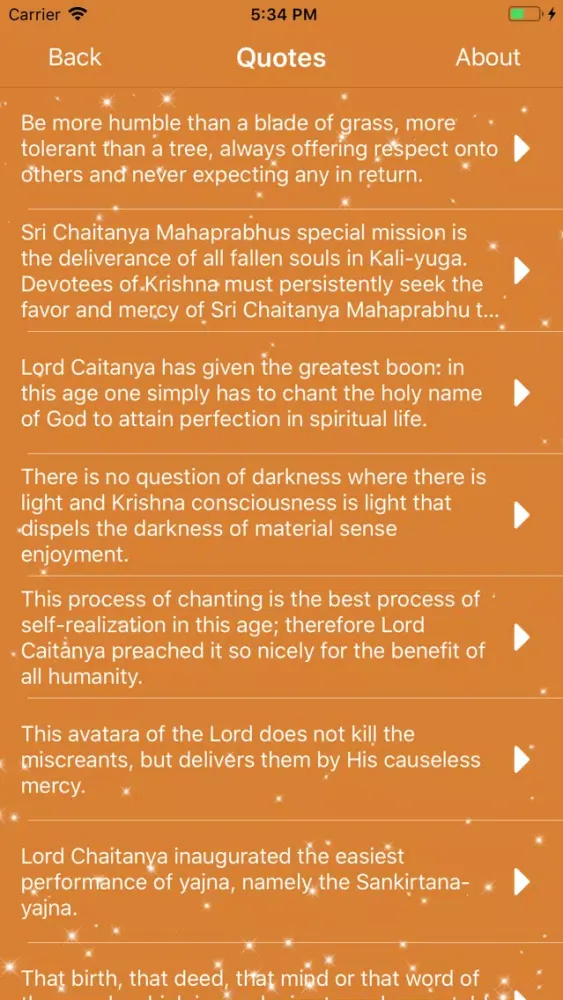 Sri Chaitanya Quotes স্ক্রিনশট