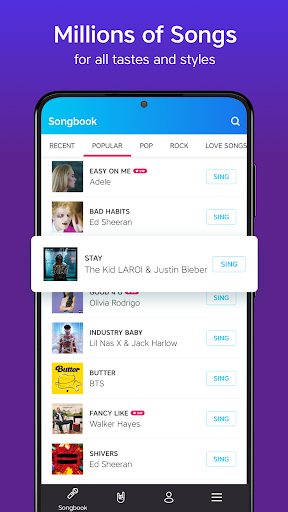 Karaoke - Sing Unlimited Songs Screenshots