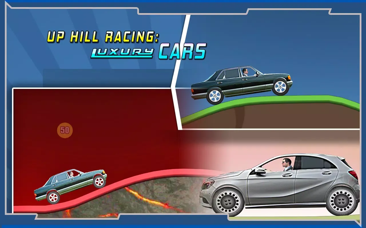 Up Hill Racing: Luxury Cars Ekran Görüntüleri
