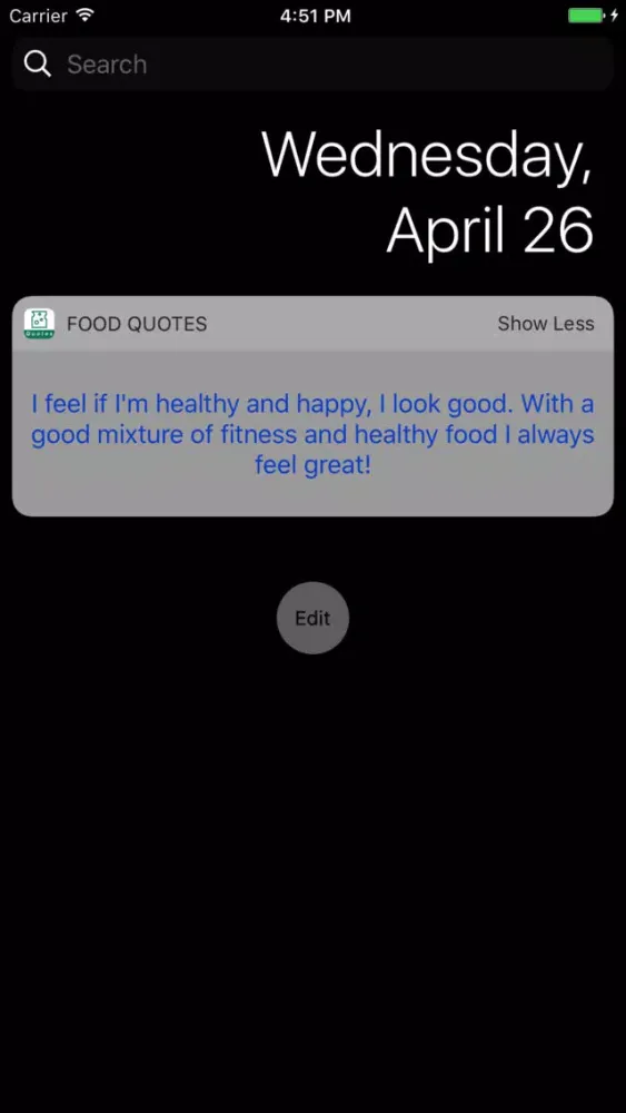Capturas de pantalla de Best Food Quotes
