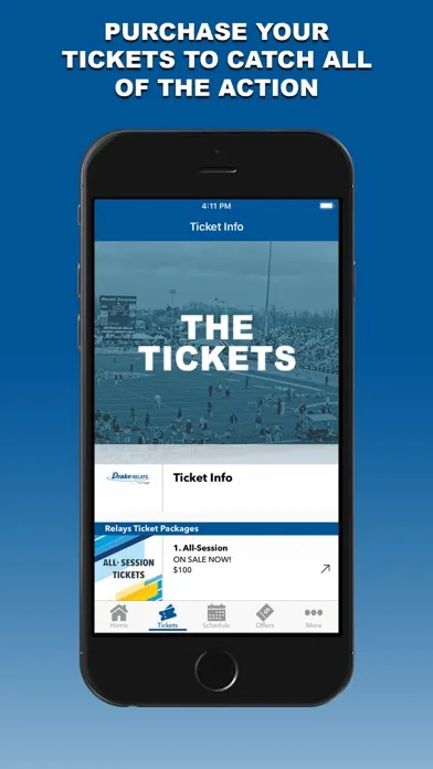 Capturas de pantalla de Drake Relays
