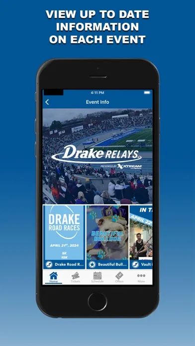 Capturas de pantalla de Drake Relays