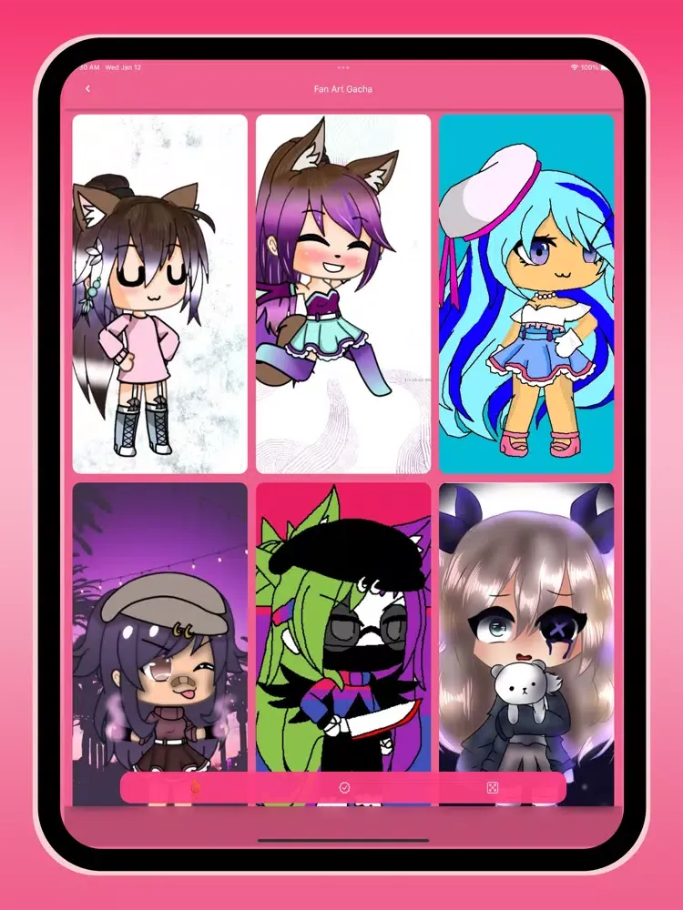 Captures d'écran de Fan Art GL Gacha Characters ! iPad 