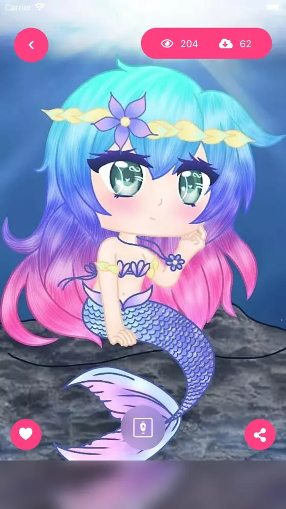 Captures d'écran de Fan Art GL Gacha Characters !