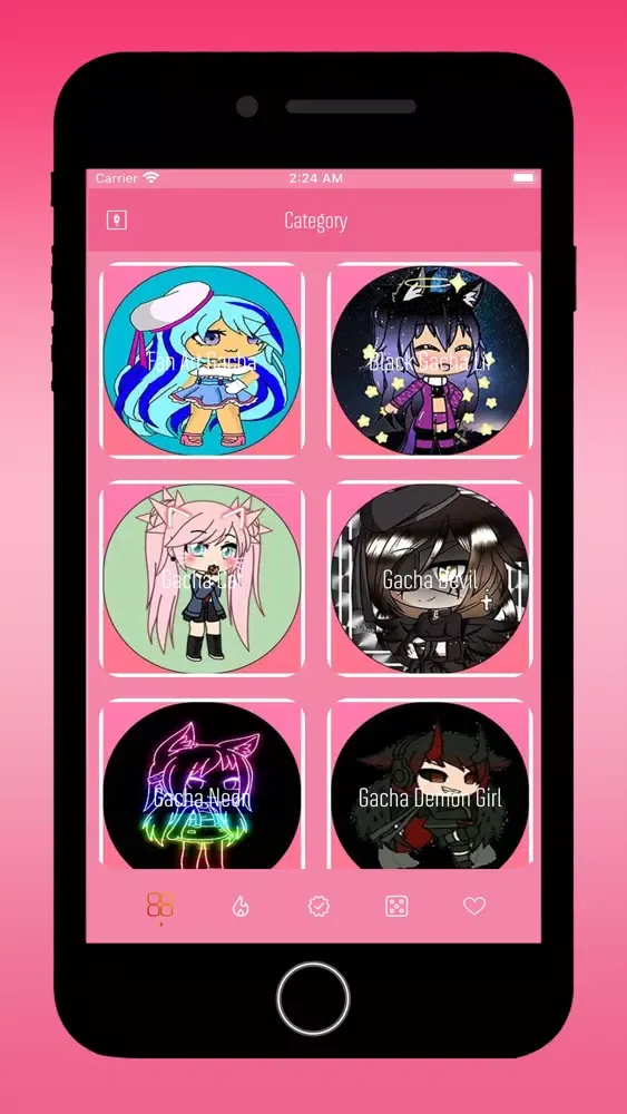 Captures d'écran de Fan Art GL Gacha Characters !