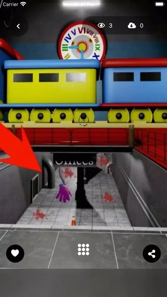 Capturas de tela do Scary Evil : playtime Fanart !