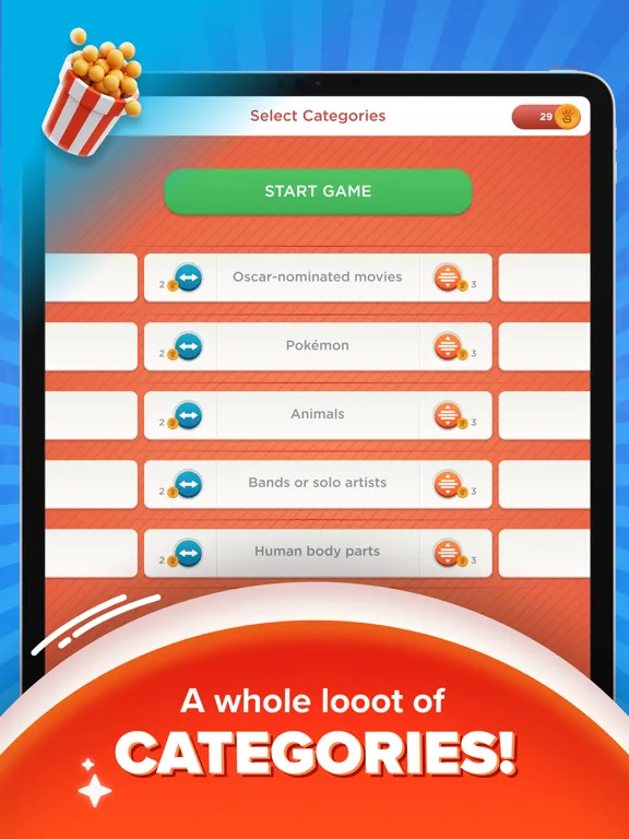 Stop - Categories Word Game iPad Screenshots