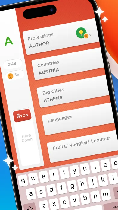 Stop - Categories Word Game Screenshots