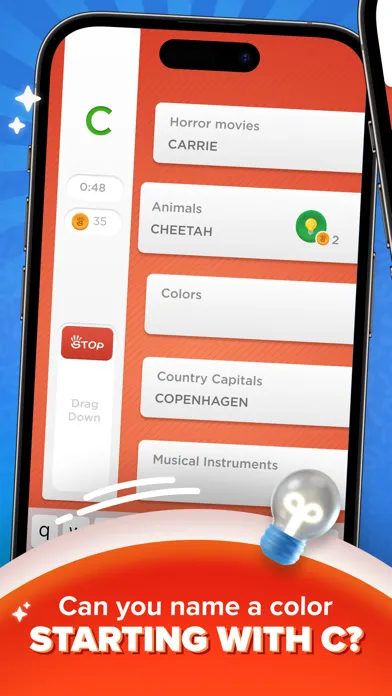 Stop - Categories Word Game Screenshots