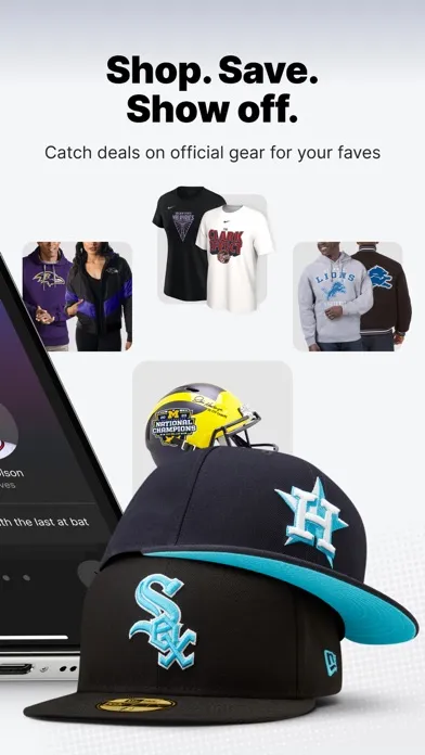 Ảnh chụp màn hình của Fanatics: Shop NFL, NBA & More