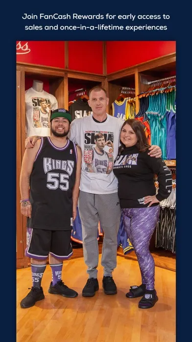 Captures d'écran de Fanatics NBA Shop