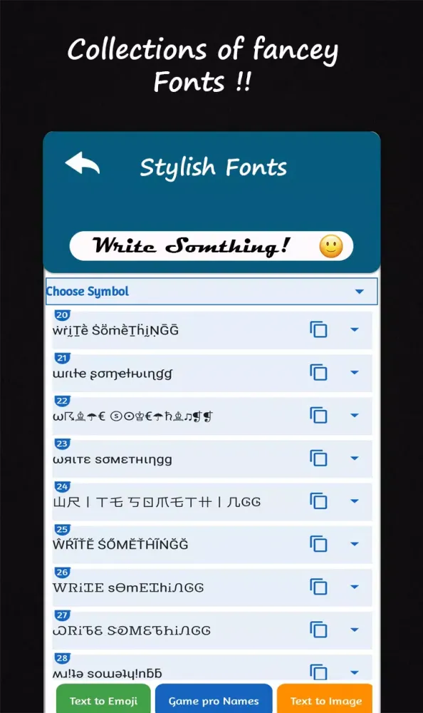 Fancy Stylish Text Maker Chat Screenshots