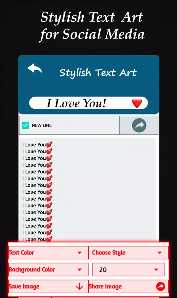 Fancy Stylish Text Maker Chat Screenshots