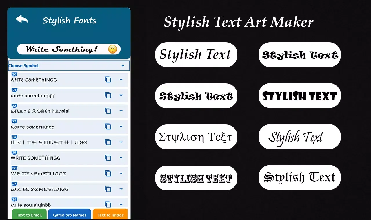 Fancy Stylish Text Maker Chat Screenshots