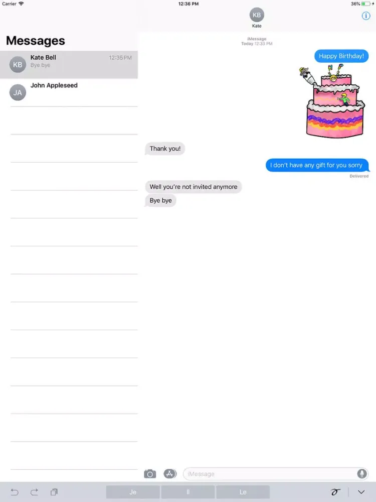 Fancy Buddies Sticker Pack iPad 应用截图
