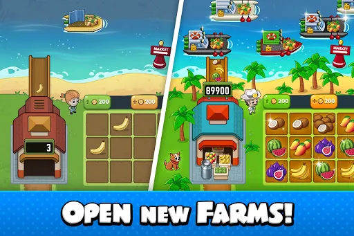 ภาพหน้าจอของ Idle Farm Tycoon - Merge Crops
