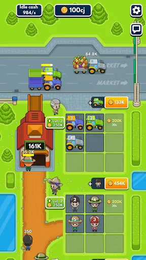 ภาพหน้าจอของ Idle Farm Tycoon - Merge Crops