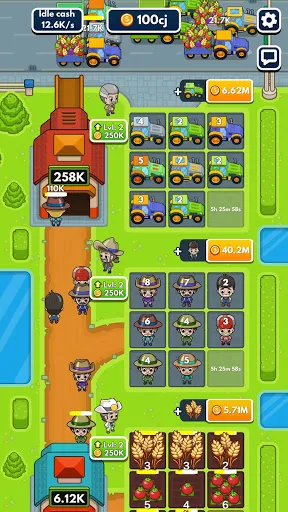 ภาพหน้าจอของ Idle Farm Tycoon - Merge Crops