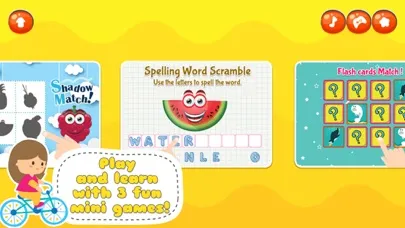 Capturas de pantalla de Fancy Fruit Vocabulary Game
