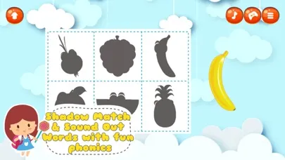 Capturas de pantalla de Fancy Fruit Vocabulary Game