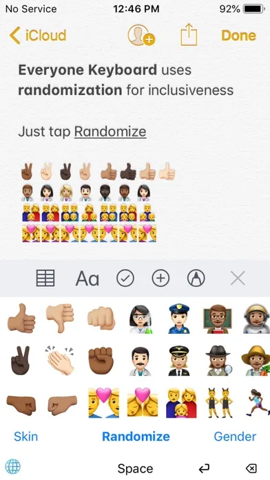 Screenshot di Everyone Emoji Keyboard