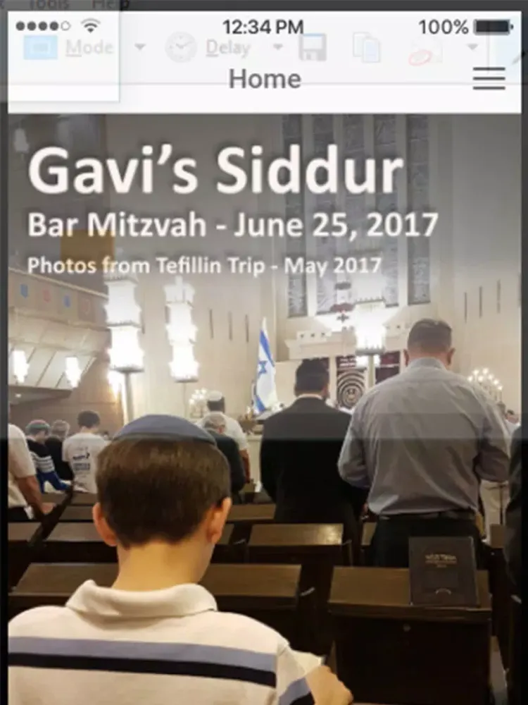Zrzuty ekranu Gavi's Siddur iPad 