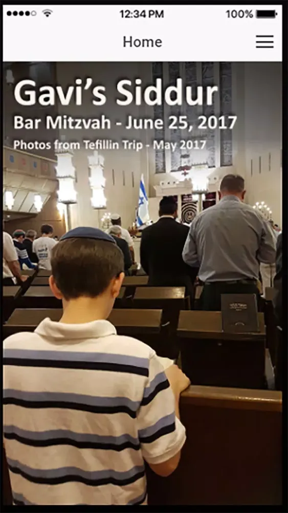 Zrzuty ekranu Gavi's Siddur