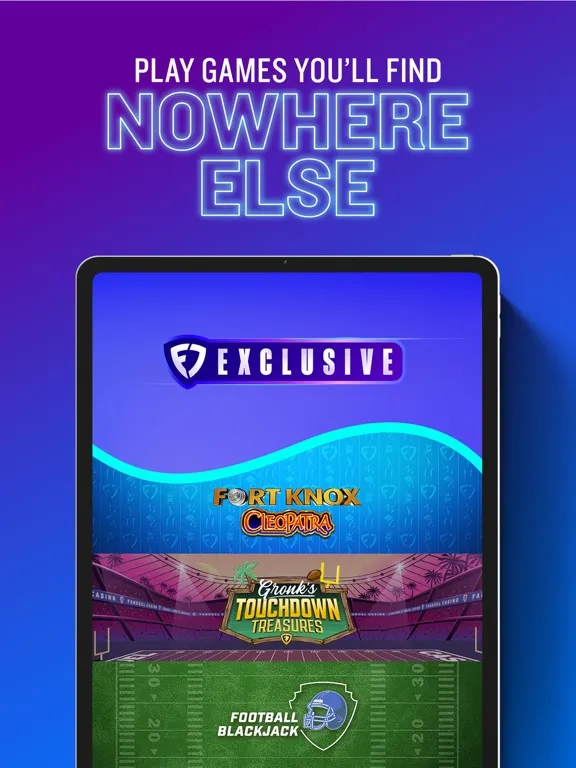FanDuel Casino - Real Money iPad  Screenshots