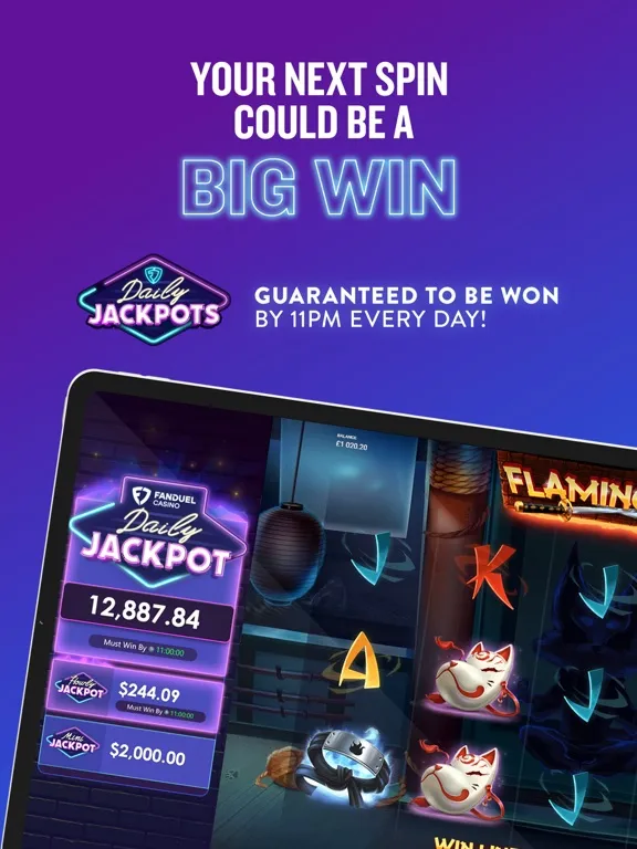 FanDuel Casino - Real Money iPad  Screenshots