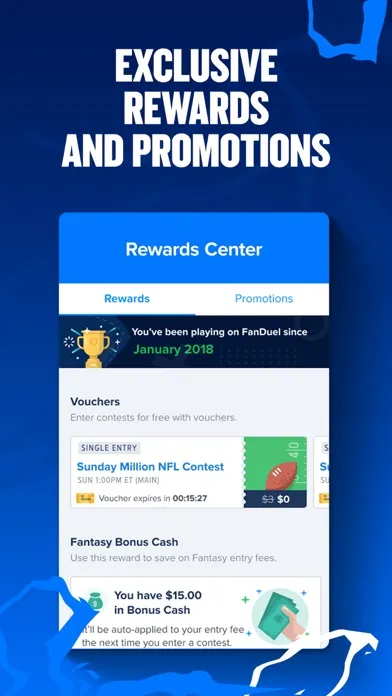 Скриншоты FanDuel Fantasy Sports