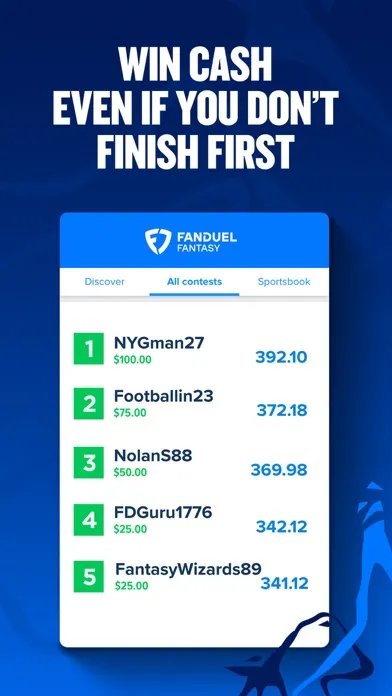 Скриншоты FanDuel Fantasy Sports