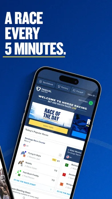 Скриншоты FanDuel Racing - Bet on Horses