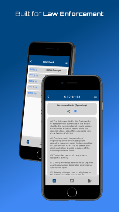 Screenshot di Law Enforcement Guide