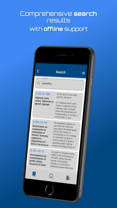 Screenshot di Law Enforcement Guide