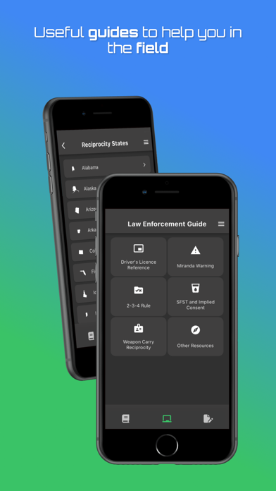 Screenshot di Law Enforcement Guide