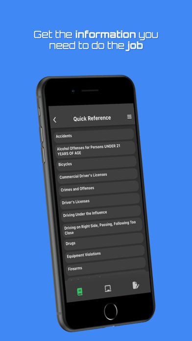 Screenshot di Law Enforcement Guide