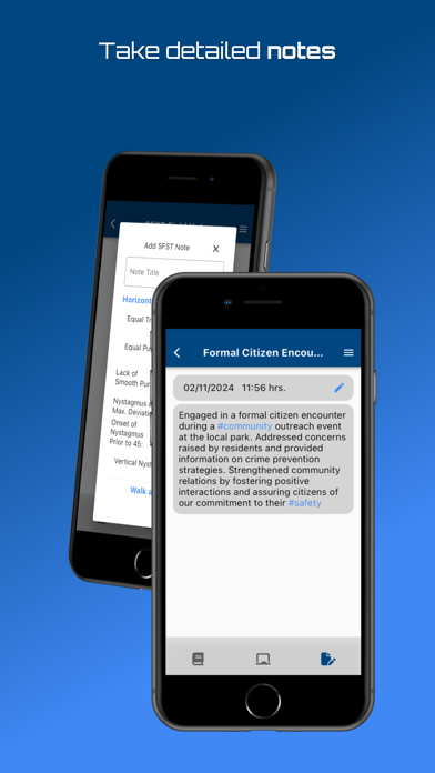 Screenshot di Law Enforcement Guide