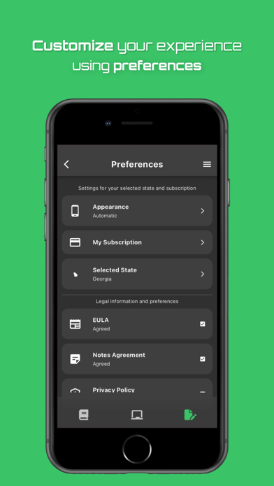 Screenshot di Law Enforcement Guide