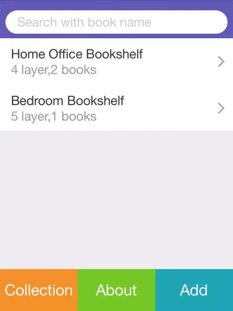 Ảnh chụp màn hình của Simple Bookshelf iPad 