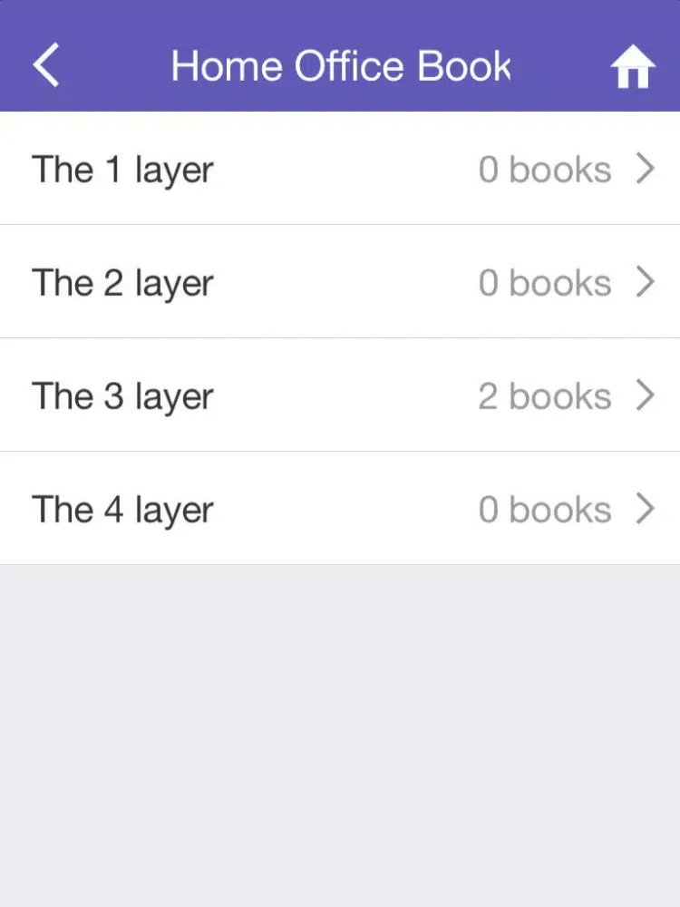 Ảnh chụp màn hình của Simple Bookshelf iPad 