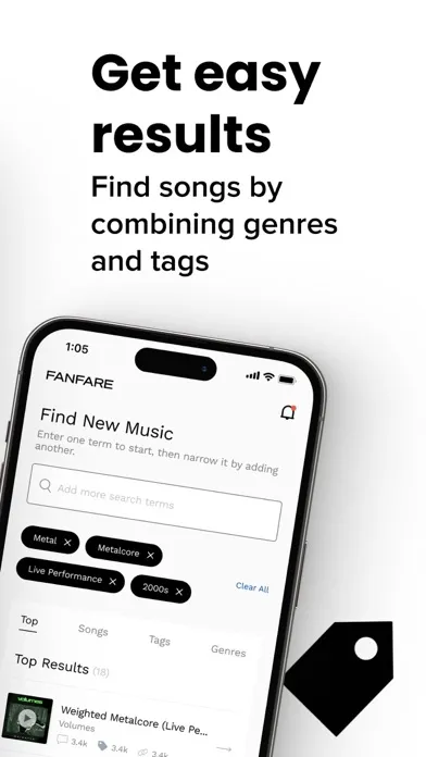 FanFare - Music Discovery Screenshots