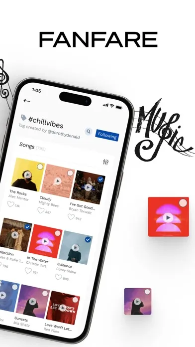 FanFare - Music Discovery Screenshots