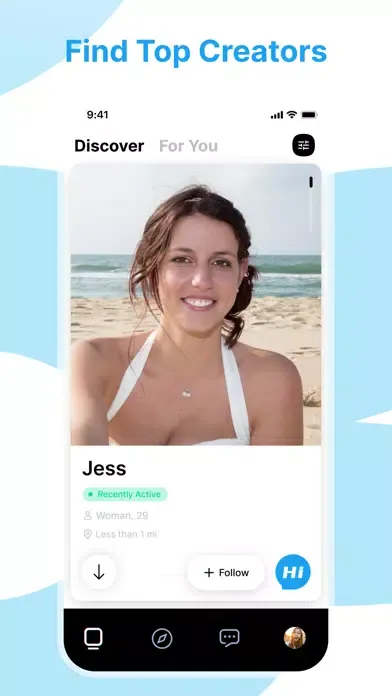 Captures d'écran de Fans & Creators : FanFolio