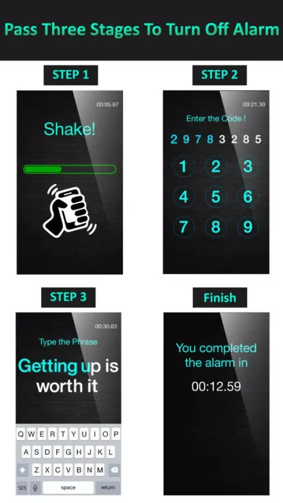 Triple Threat Alarm Clock スクリーンショット